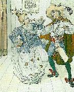 Carl Larsson lllustration till fagel bla-sagospel itre akter USA oil painting artist